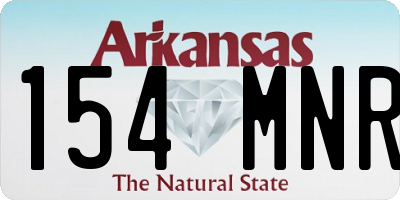 AR license plate 154MNR