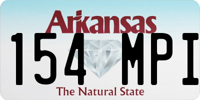 AR license plate 154MPI