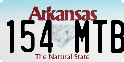 AR license plate 154MTB