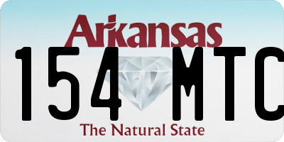 AR license plate 154MTC