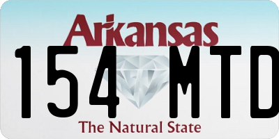 AR license plate 154MTD