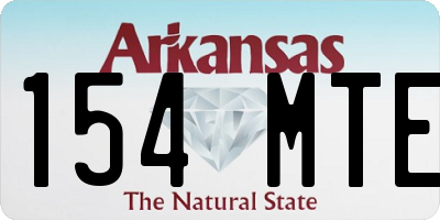 AR license plate 154MTE