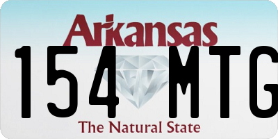 AR license plate 154MTG