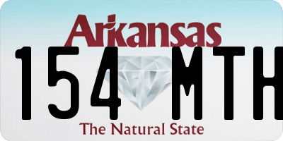 AR license plate 154MTH