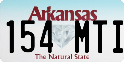 AR license plate 154MTI