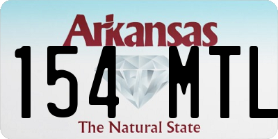 AR license plate 154MTL