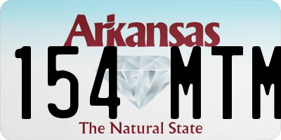 AR license plate 154MTM