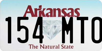 AR license plate 154MTO