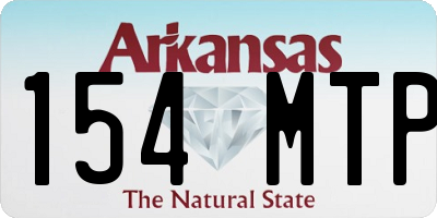 AR license plate 154MTP