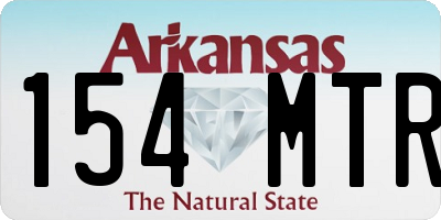 AR license plate 154MTR