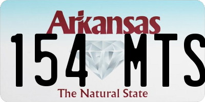 AR license plate 154MTS