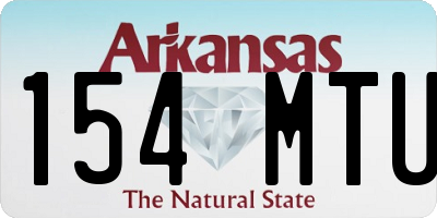 AR license plate 154MTU