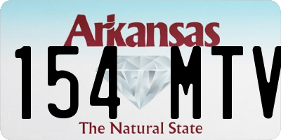 AR license plate 154MTV