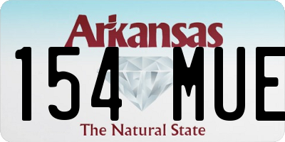 AR license plate 154MUE