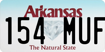 AR license plate 154MUF