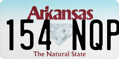 AR license plate 154NQP