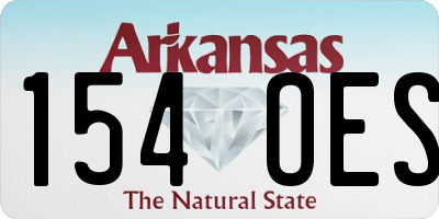 AR license plate 154OES