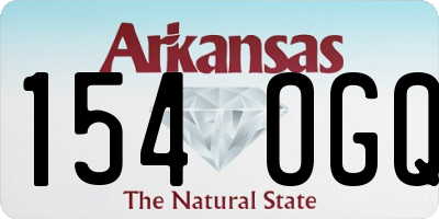 AR license plate 154OGQ
