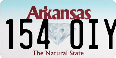 AR license plate 154OIY