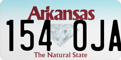 AR license plate 154OJA
