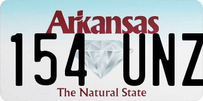 AR license plate 154UNZ