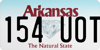 AR license plate 154UOT