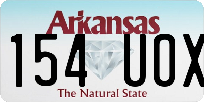 AR license plate 154UOX