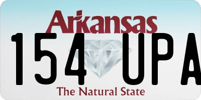AR license plate 154UPA