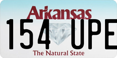 AR license plate 154UPE