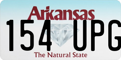 AR license plate 154UPG