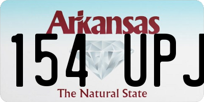 AR license plate 154UPJ