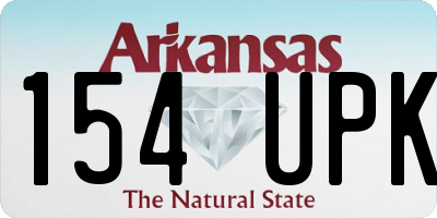 AR license plate 154UPK