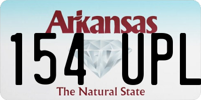 AR license plate 154UPL
