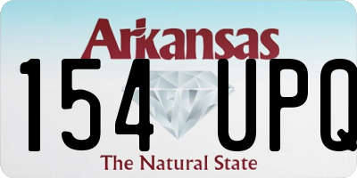 AR license plate 154UPQ