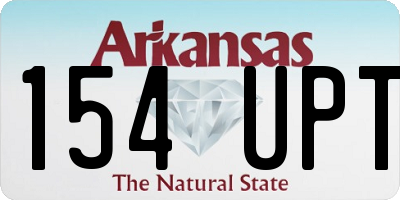 AR license plate 154UPT