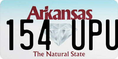 AR license plate 154UPU