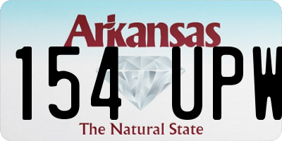 AR license plate 154UPW