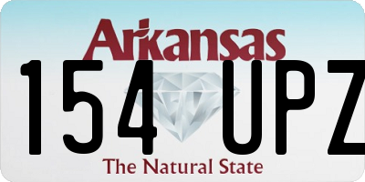 AR license plate 154UPZ