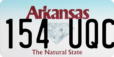 AR license plate 154UQC