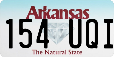 AR license plate 154UQI