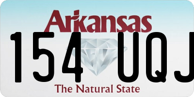 AR license plate 154UQJ