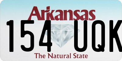 AR license plate 154UQK