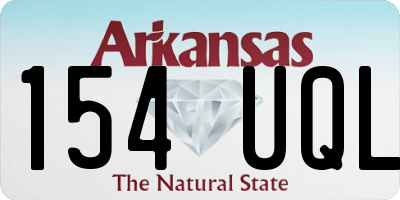 AR license plate 154UQL