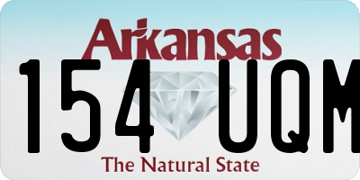 AR license plate 154UQM