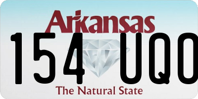 AR license plate 154UQO