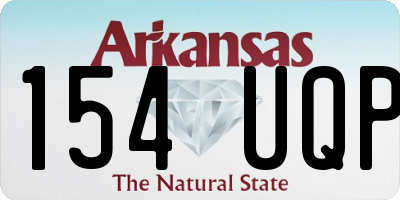 AR license plate 154UQP