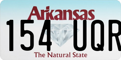 AR license plate 154UQR
