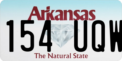 AR license plate 154UQW