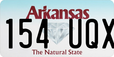 AR license plate 154UQX