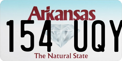 AR license plate 154UQY